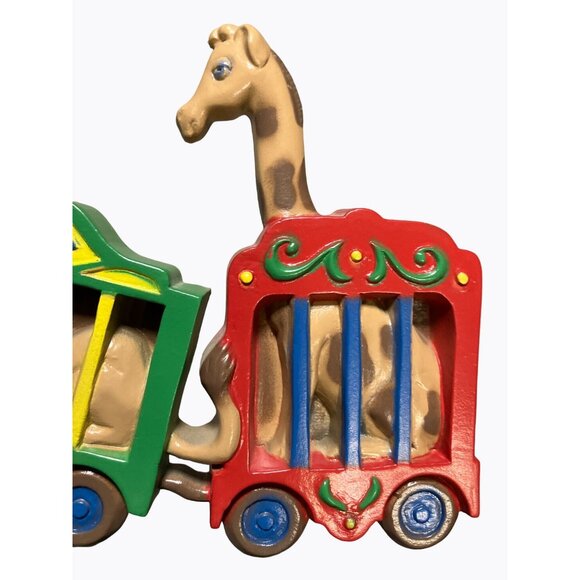 Vintage Burwood Products Circus Train Wall Plaques #3109-1 - Picture 9 of 14